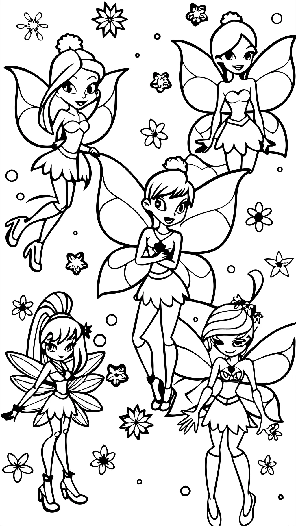 pages à colorier Winx Club